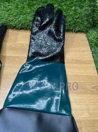 Guantes de goma para chorro de arena