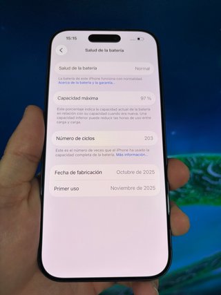 Iphone 17 Pro de 256gb - Color Blue - 97% bat.