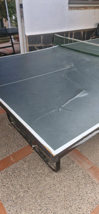 Mesa de ping pong verde