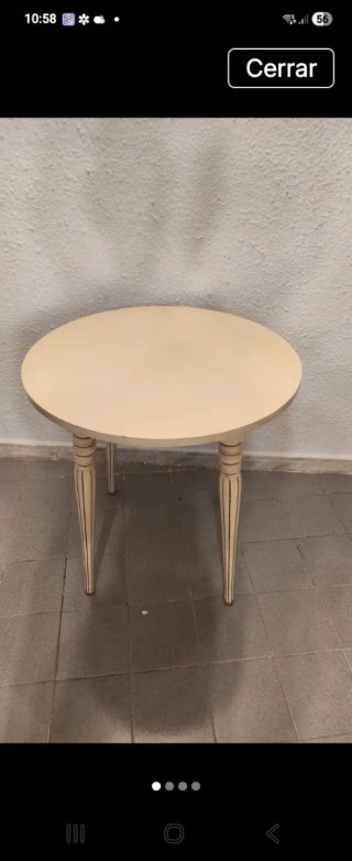 Mesa alta tipo camilla