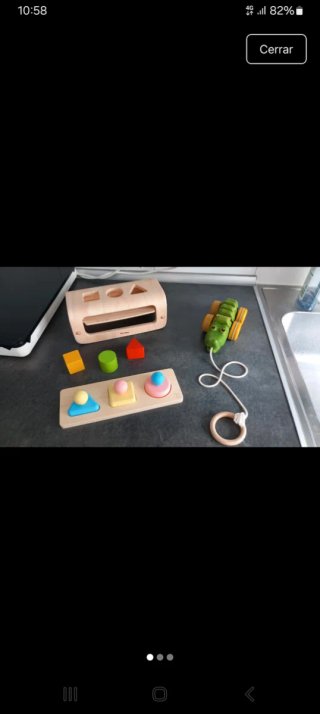 Lote 3 Juguetes Plantoys Hape Bebé Madera