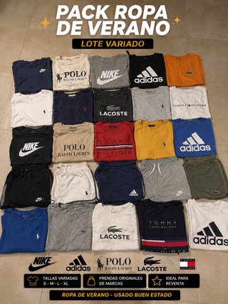 Lote Ropa Verano Variada Marcas Tallas
