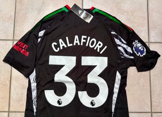 Riccardo Calafiori 33 Arsenal Adidas Calcio Tg. XL
