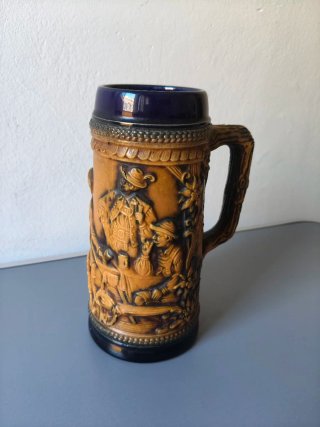 Jarra Cerveza Vintage Gerz Cerámica