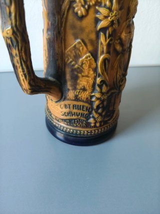 Jarra Cerveza Vintage Gerz Cerámica
