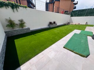 Instalación césped artificial