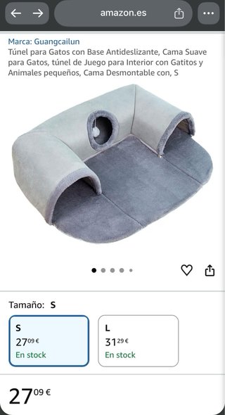 Caseta y túnel para gatos conejos o cobayas NUEVO