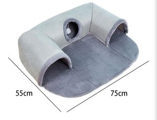 Caseta y túnel para gatos conejos o cobayas NUEVO