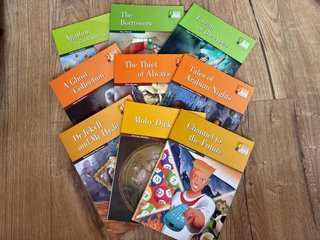 9 libros Burlington Books