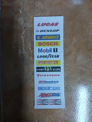 Pegatinas, Adhesivos, Scalextric