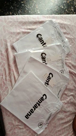 Camiseta básica Cantara blanca XL