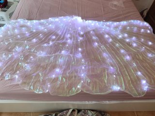 Alas de novia con luces LED