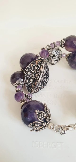 Bracciale Argento e Ametista