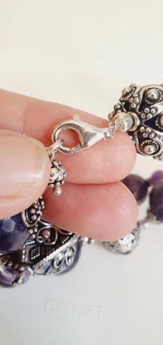 Bracciale Argento e Ametista