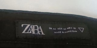 PANTALON CABALLERO TIPO CHINO. ZARA.