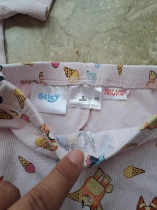 Conjunto Verano Bluey Niña Zara