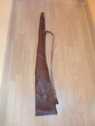 Funda de cuero para escopeta
