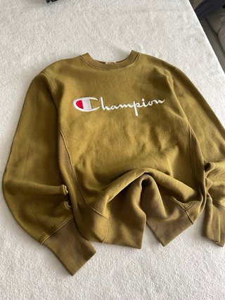 Sudadera Champion Talla S Verde Oliva