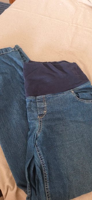 Pantalones premamá vaqueros azules
