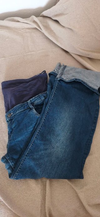 Pantalones premamá vaqueros azules