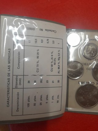 Colección Monedas Juan Carlos I Mundial Fútbol 82
