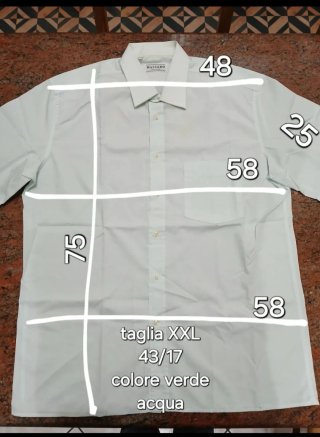 Lotto 4 capi uomo: 2 camicie + 2 t-shirt, XXL