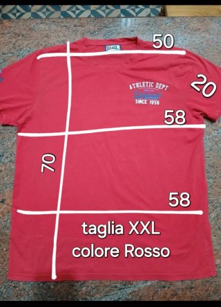 Lotto 4 capi uomo: 2 camicie + 2 t-shirt, XXL