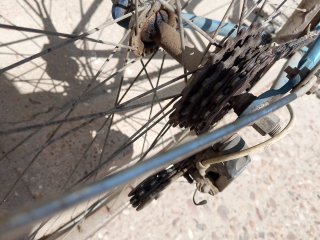 Bicicleta Orbea Azul con Cesta