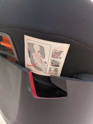 Silla coche Cybex negra Grupo II/III