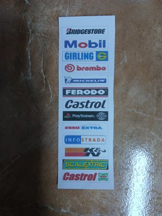 Pegatinas ,Adhesivos, Scalextric