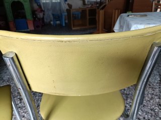 2 Sillas Vintage Amarillas