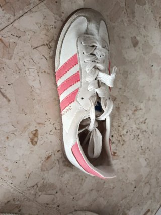 Adidas Samba Mujer Rosa y Blanco