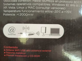 Antena WiFi Largo Alcance Wonect 36dBi