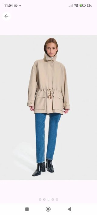Gabardina Zapa Mujer Beige