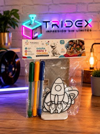 Pack Manualidades 3D para Colorear