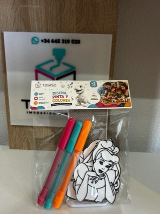 Pack Manualidades 3D para Colorear