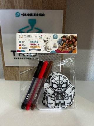 Pack Manualidades 3D para Colorear