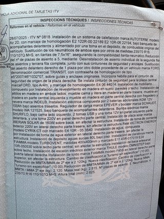 Furgoneta camperizada