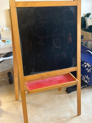 Pizarra infantil de madera IKEA