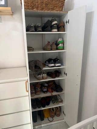 Armario Zapatero blanco 2 puertas Leroy Merlin