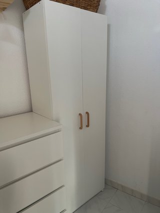 Armario Zapatero blanco 2 puertas Leroy Merlin