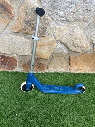 Patinete 2 ruedas azul niños