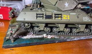 Diorama M10 Wolverine y Soldados USA