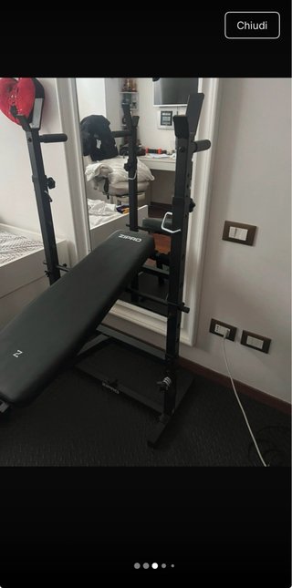 Panca multifunzione per allenamento