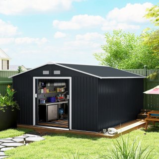 Casetta da Giardino 12.4m2 con 2 Porte Scorrevoli