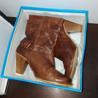 Botines piel marrón Marypaz