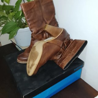 Botines piel marrón Marypaz