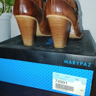 Botines piel marrón Marypaz