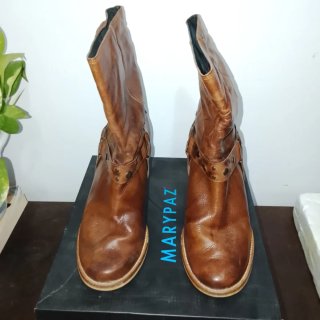 Botines piel marrón Marypaz