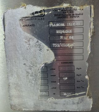 Plancha Eléctrica Repagas E64